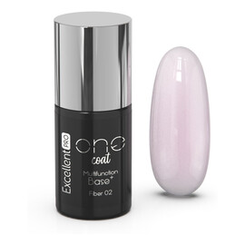 One coat multifunction fiber base baza hybrydowa z włóknami delicate pink