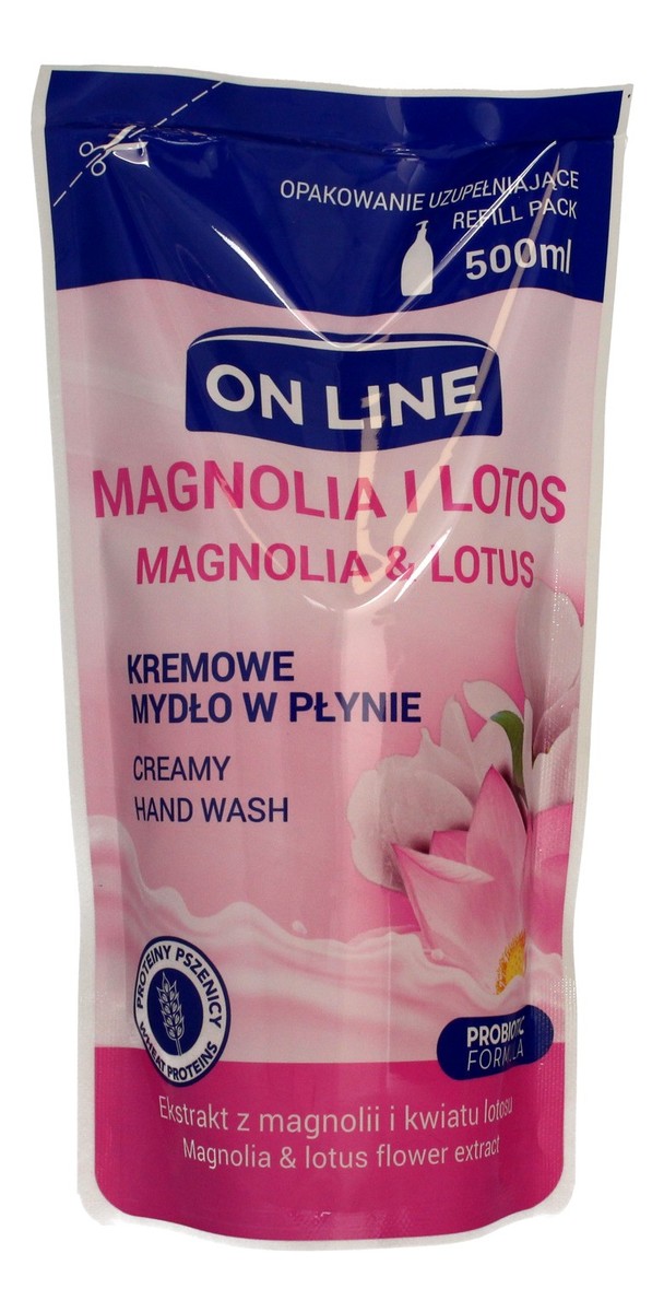 Mydło kremowe w płynie Magnolia i Lotos uzupełnienie