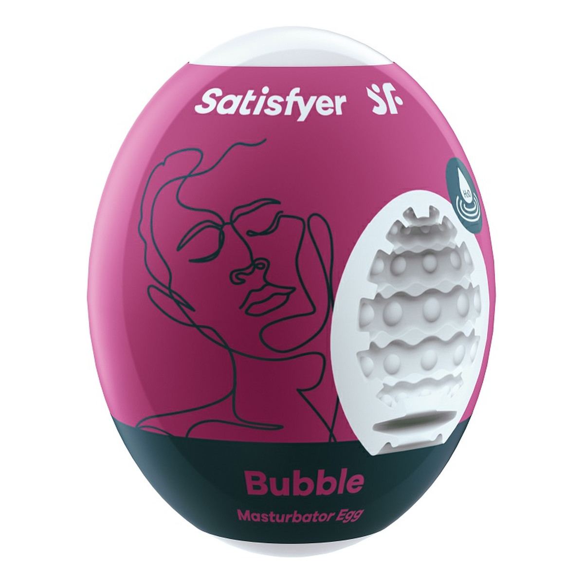 Satisfyer Masturbator egg masturbator w kształcie jajka bubble