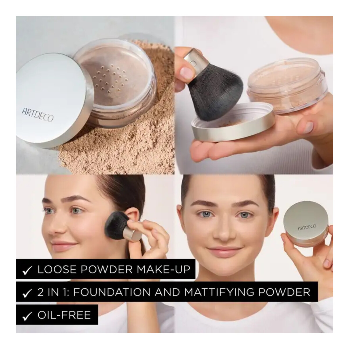 ArtDeco Mineral Powder Foundation Mineralny podkład ochronny 15g