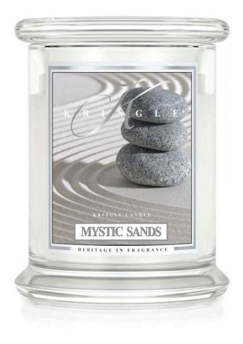 Średnia świeca zapachowa z dwoma knotami mystic sands