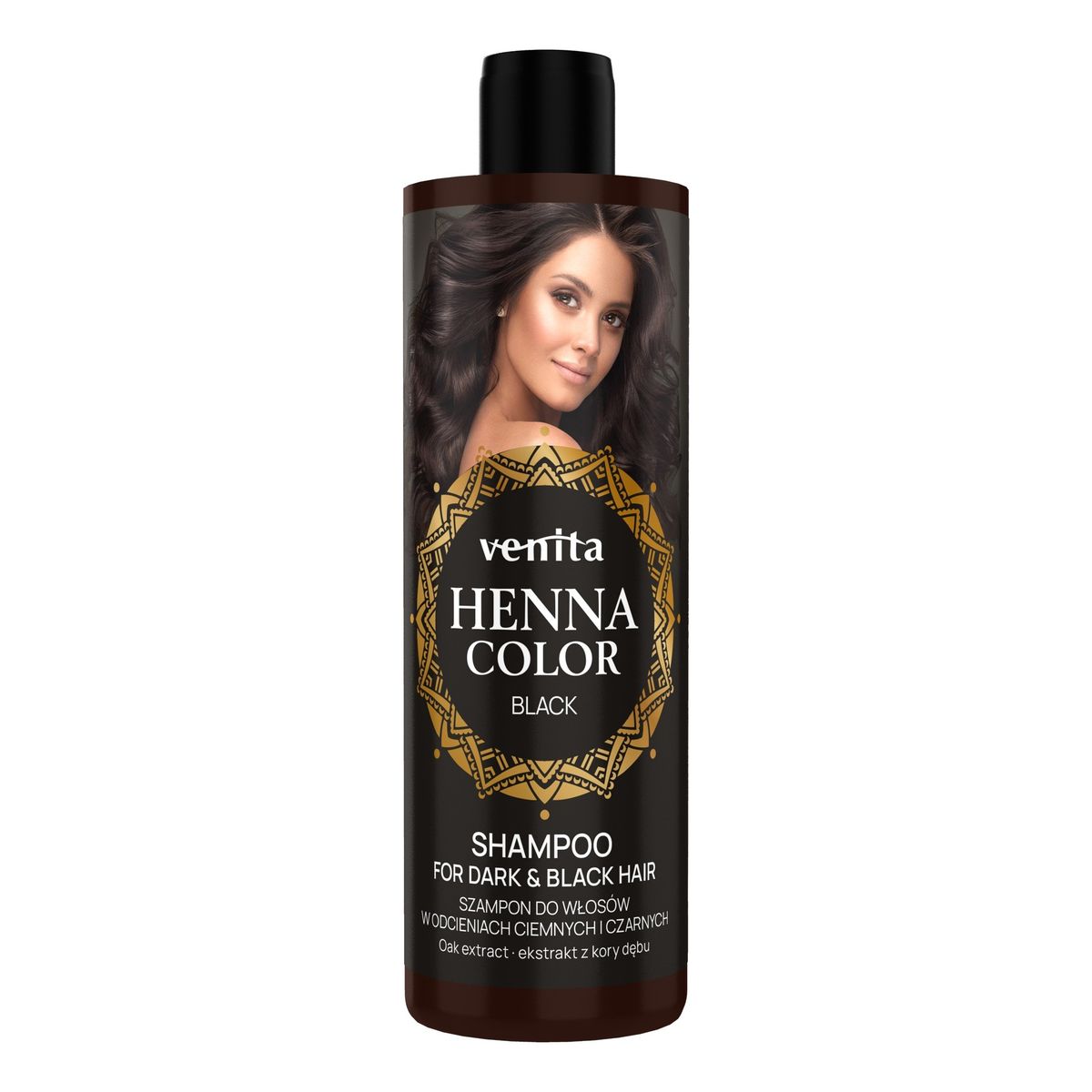 Venita Henna color szampon do włosów w odcieniach ciemnych i czarnych-black 300ml