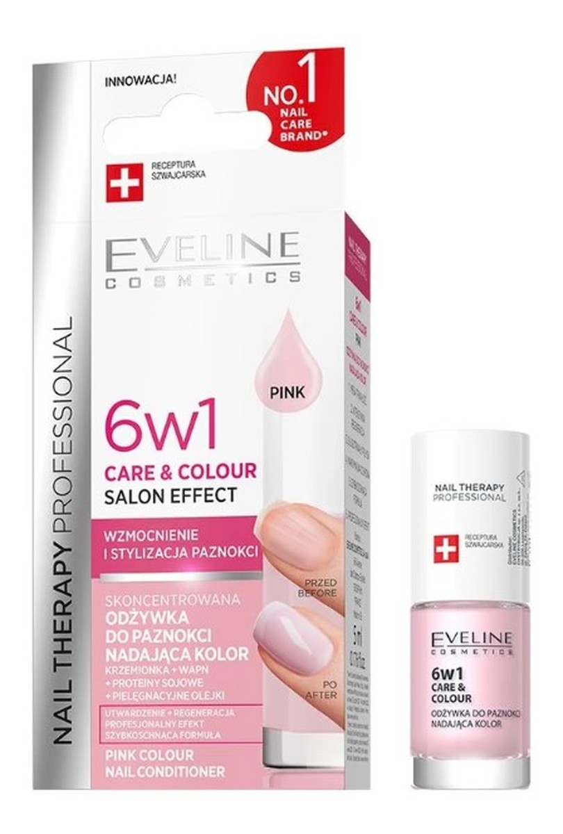 Nail Therapy Skoncentrowana Odżywka do Paznokci Nadająca Kolor 6w1