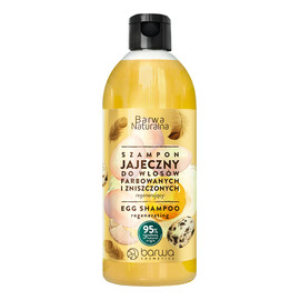 Naturalna jajeczny regenerujący szampon do włosów farbowanych i zniszczonych