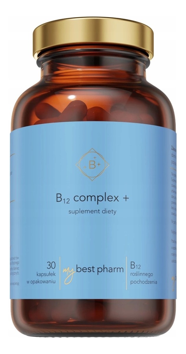 Mybestb12 complex+ suplement diety 30 kapsułek