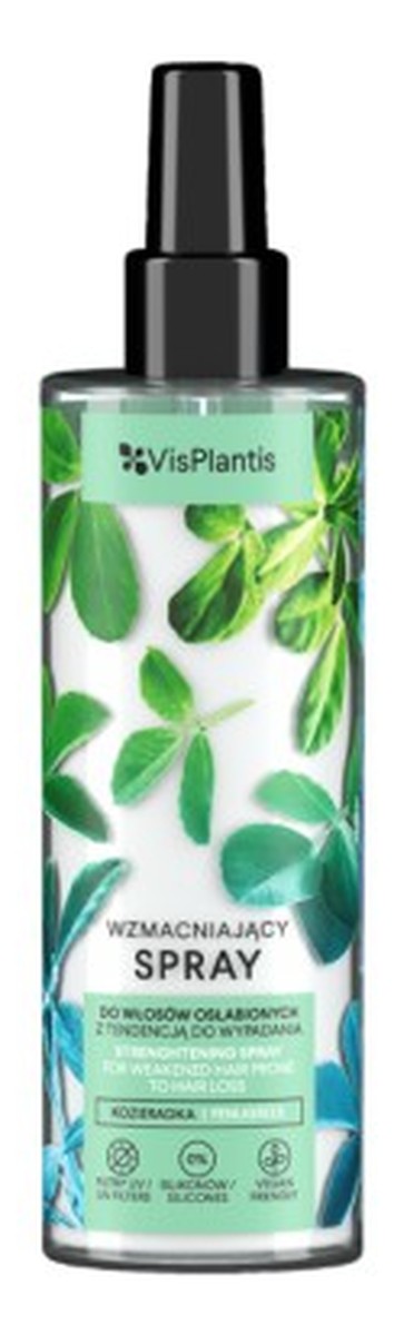 Wzmacniający spray do włosów osłabionych, z tendencją do wypadania z kozieradką