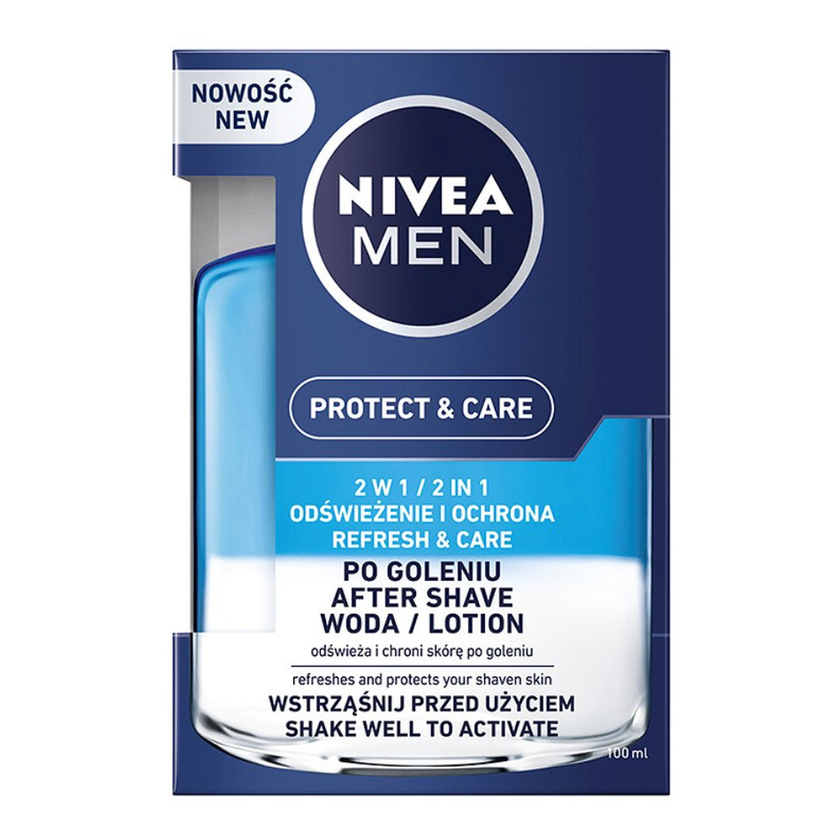 Nivea Protect & Care Woda po goleniu 2w1 100ml