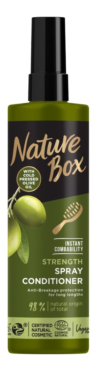 Olive oil ekspresowa odżywka do włosów w sprayu z olejem z oliwki