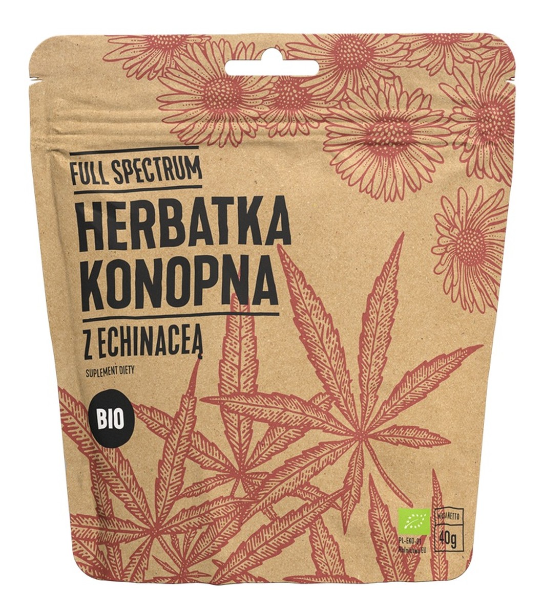 Herbatka konopna z echinaceą suplement diety
