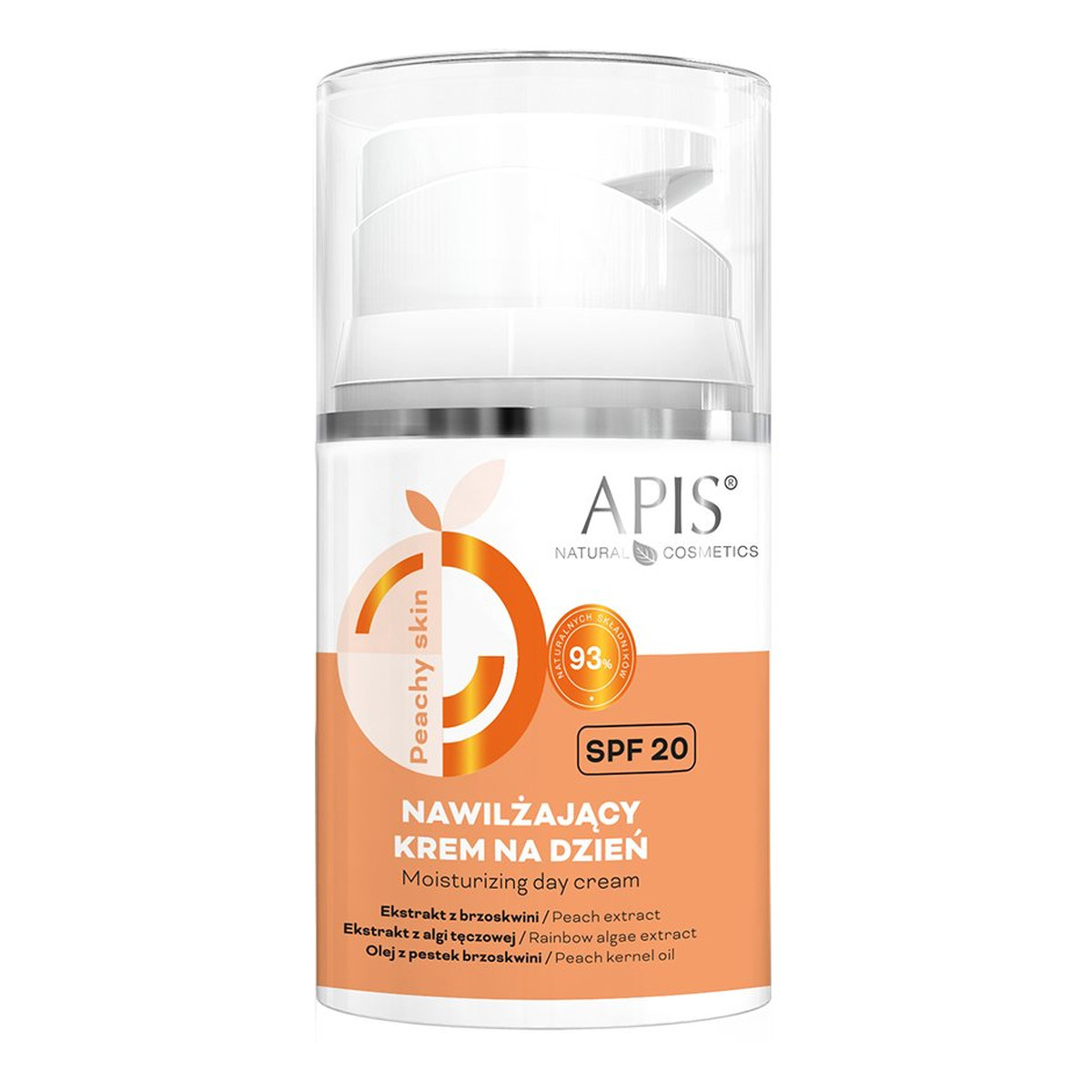 Apis PEACHY SKIN Nawilżajacy krem na dzien SPF 20 50ml