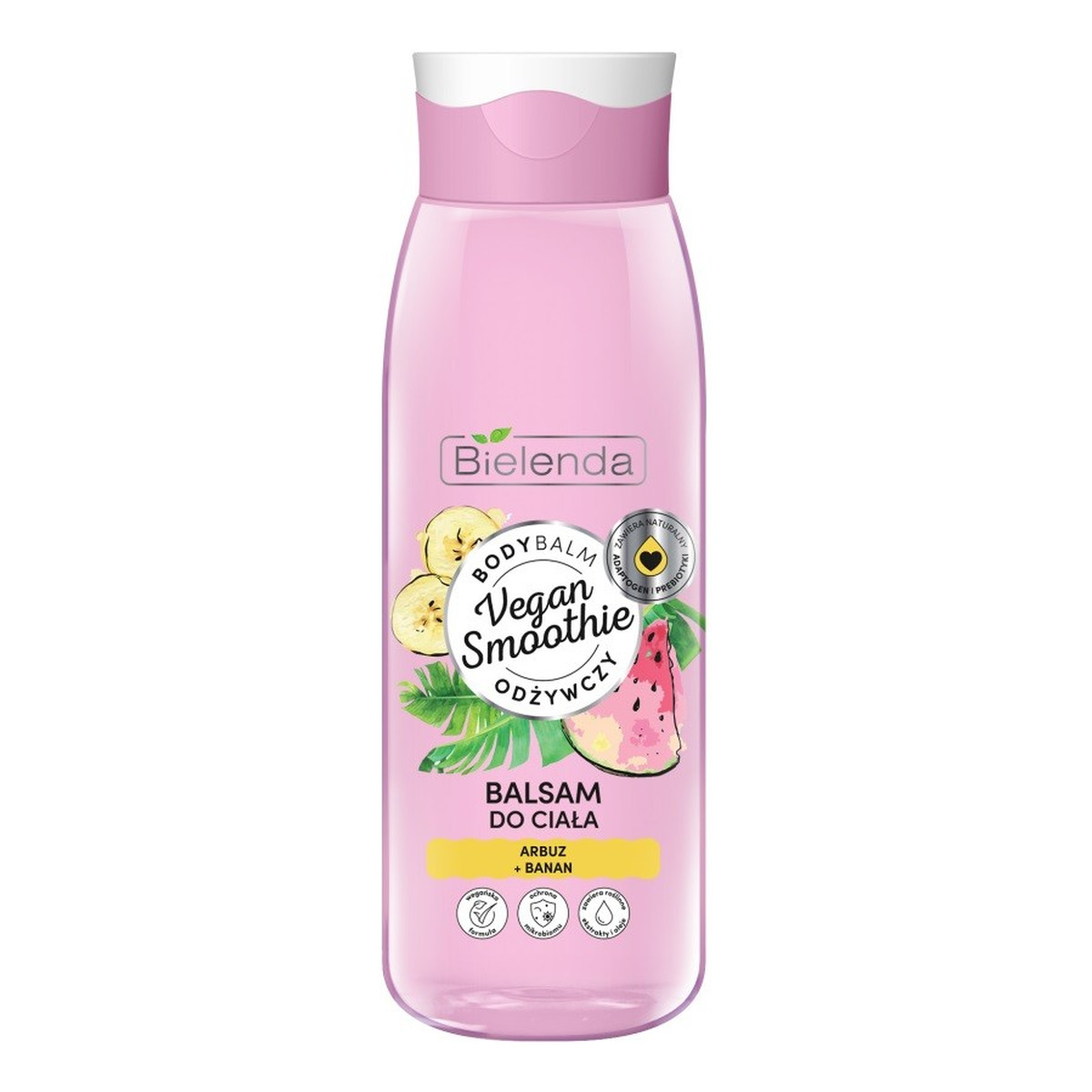 Bielenda Vegan Smoothie Balsam do ciała odżywczy Arbuz i Banan 400ml
