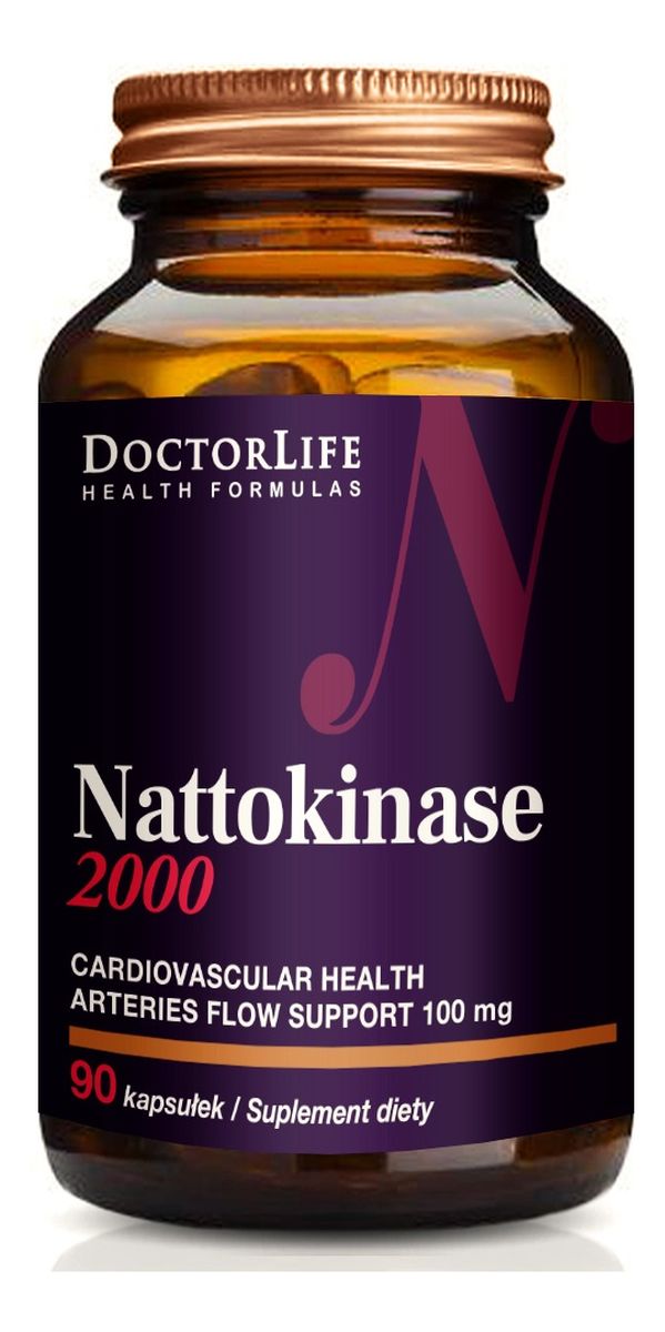 Nattokinase 2000 100mg suplement diety 90 kapsułek