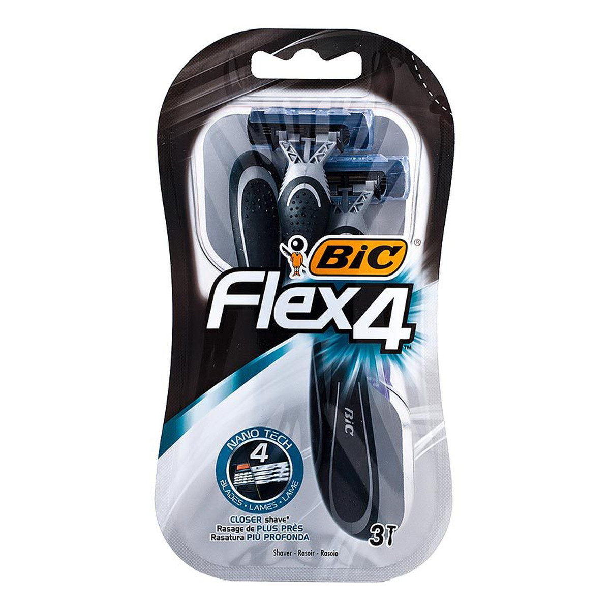 Bic FLEX 4 COMFORT JEDNOCZĘŚCIOWE MASZYNKI DO GOLENIA 3szt.