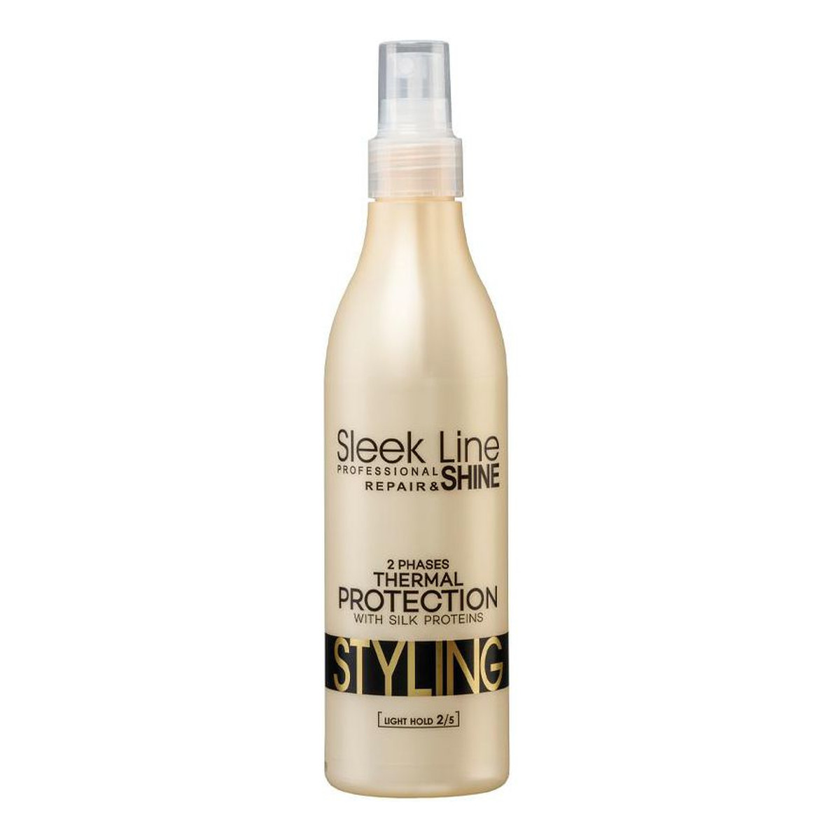 Stapiz Sleek Line Repair Thermal Lotion Protection Dwufazowy płyn z jedwabiem do prostowania włosów 300ml