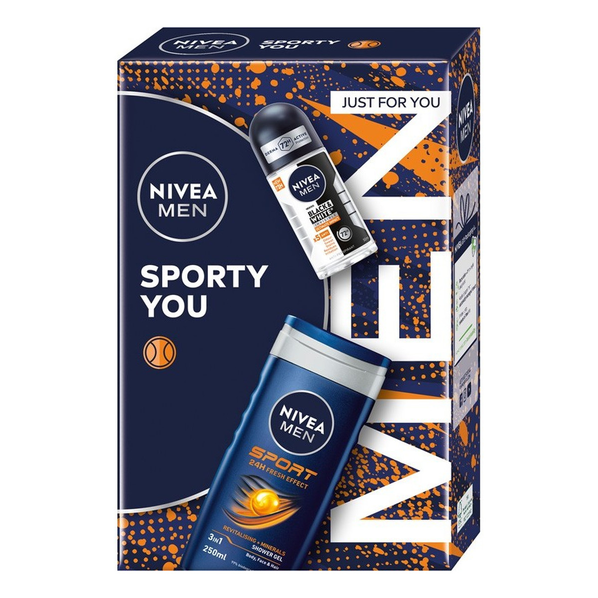 Nivea Men Sport Zestaw pielęgnacyjny do ciała dla mężczyzn 50ml