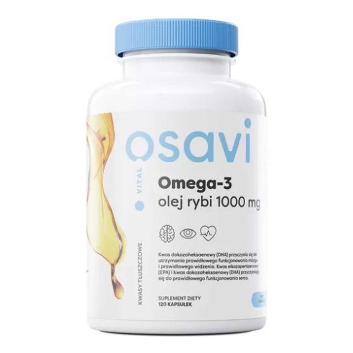 Osavi Omega-3 Olej Rybi suplement diety 1000mg