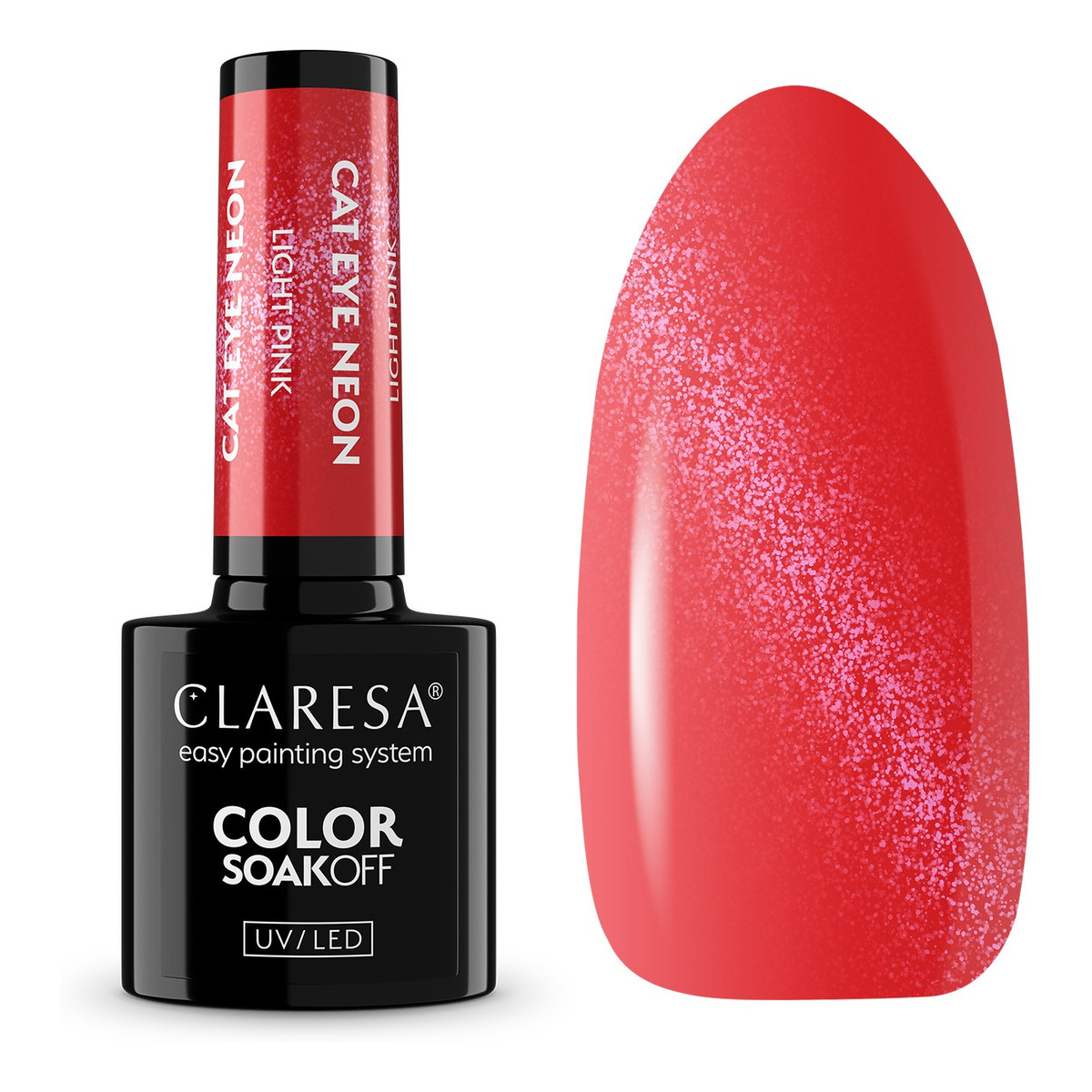 Claresa Cat Eye Neon Lakier Hybrydowy 5g
