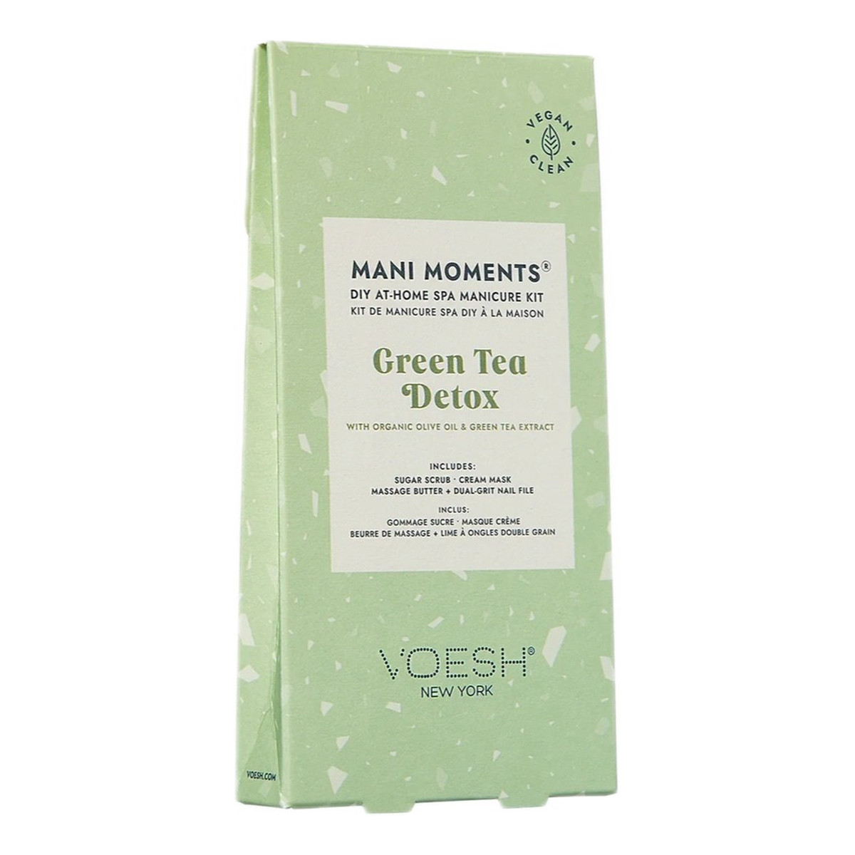 Voesh Mani Moments Zestaw do 3-etapowego manicure green tea detox