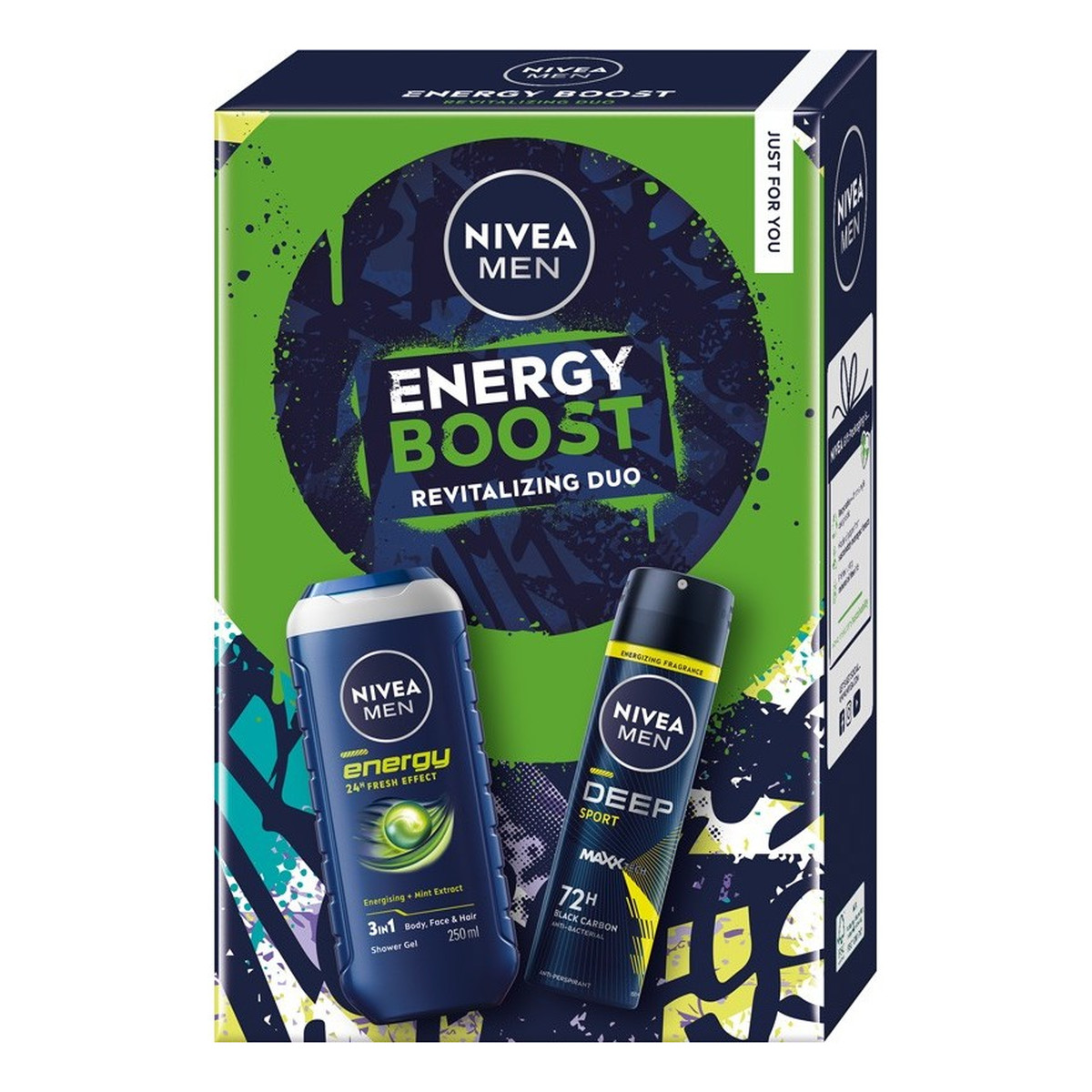 Nivea Men Energy Boost Zestaw kosmetyków dla mężczyzn