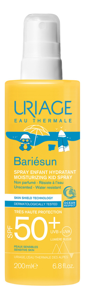 Bariesun kids nawilżający spray dla dzieci spf50+