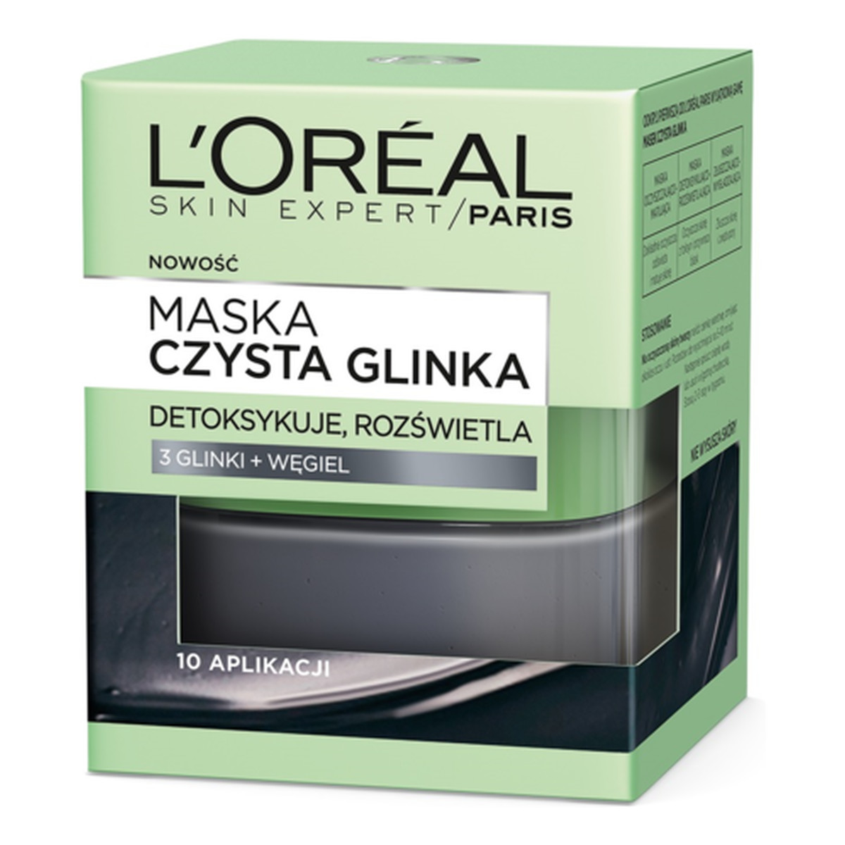L'Oreal Paris Skin Expert Czysta Glinka Maska Detoksykująco-Rozświetlająca 50ml