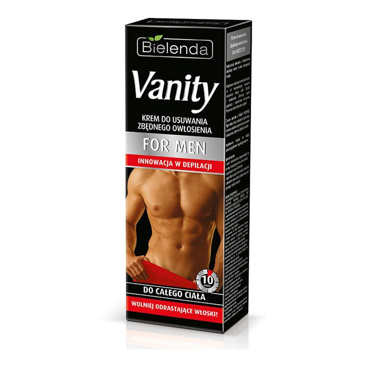 Bielenda Man Vanity Krem Do Usuwania Zbędnego Owłosienia Dla Mężczyzn Do Całego Ciała 100ml