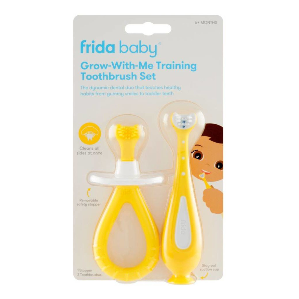 Frida Baby zestaw szczoteczek treningowych 2szt.