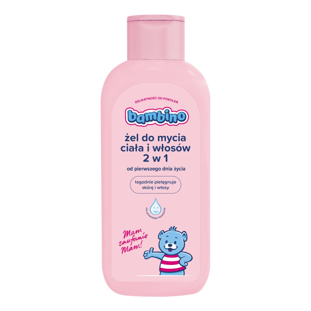 Bambino Żel do mycia ciała i włosów od pierwszych dni życia 400ml