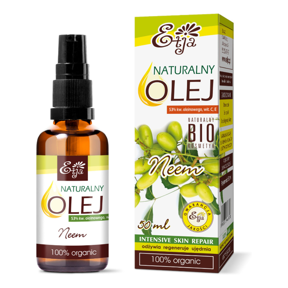 Etja Olej NEEM z miodli indyjskiej 50ml