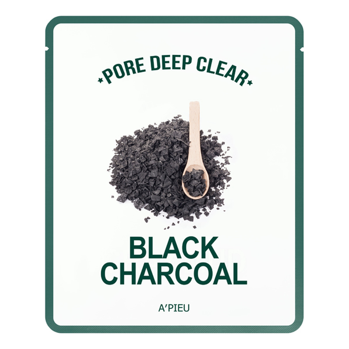 A'Pieu Pore Deep Clear Oczyszczająca Maseczka Do Twarzy w płachcie Black Charcoal 15g