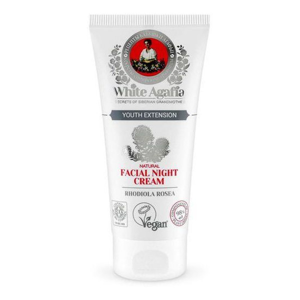 BANIA AGAFII - WHITE AGAFIA NATURAL FACIAL NIGHT CREAM NATURALNY KREM DO TWARZY NA NOC