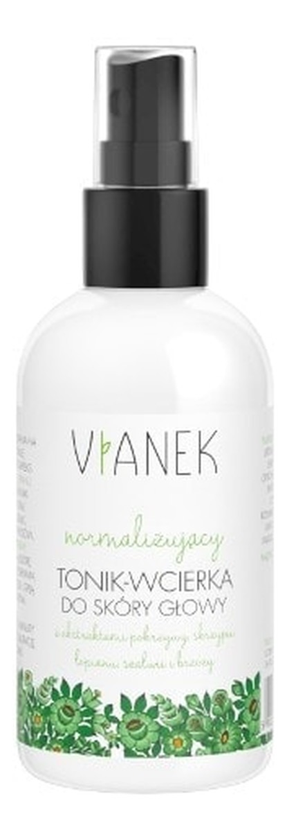 Normalizujący tonik wcierka do skóry głowy
