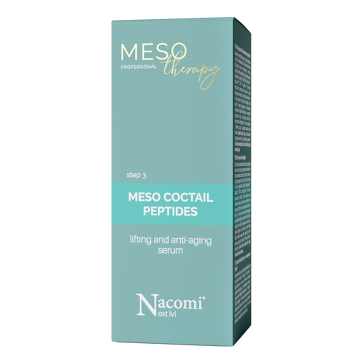 Nacomi MESO therapy Liftingujący koktajl z kompleksem peptydów 15ml