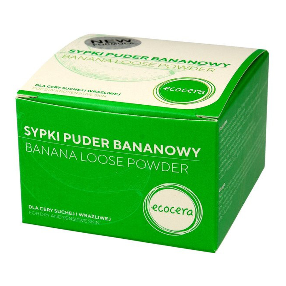 Ecocera Puder sypki bananowy dla cery suchej i wrażliwej 8g