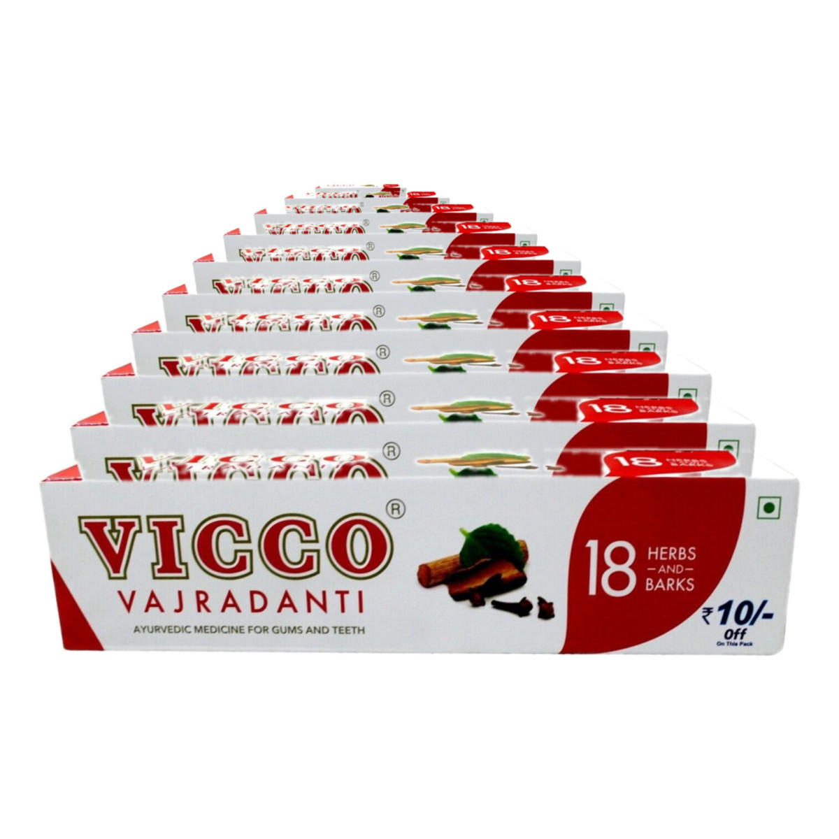 Vicco Vajradanti Pasta do zębów 10x200g