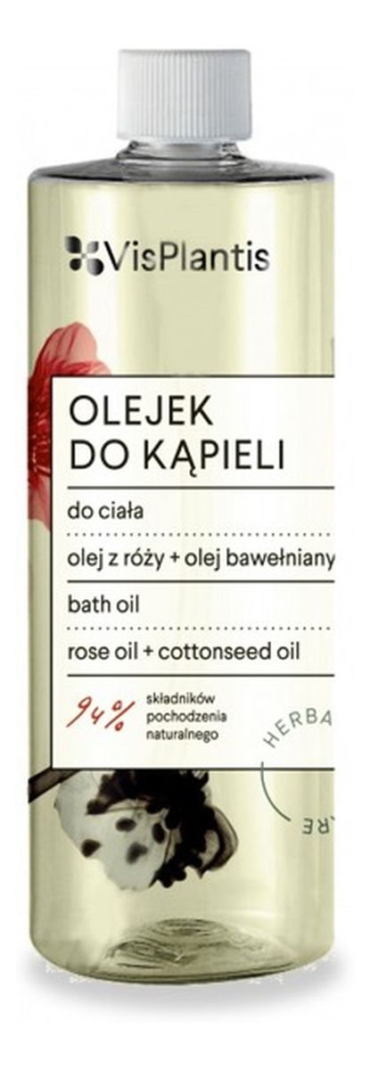 Olejek do kąpieli Olej z Róży + Olej Bawełniany