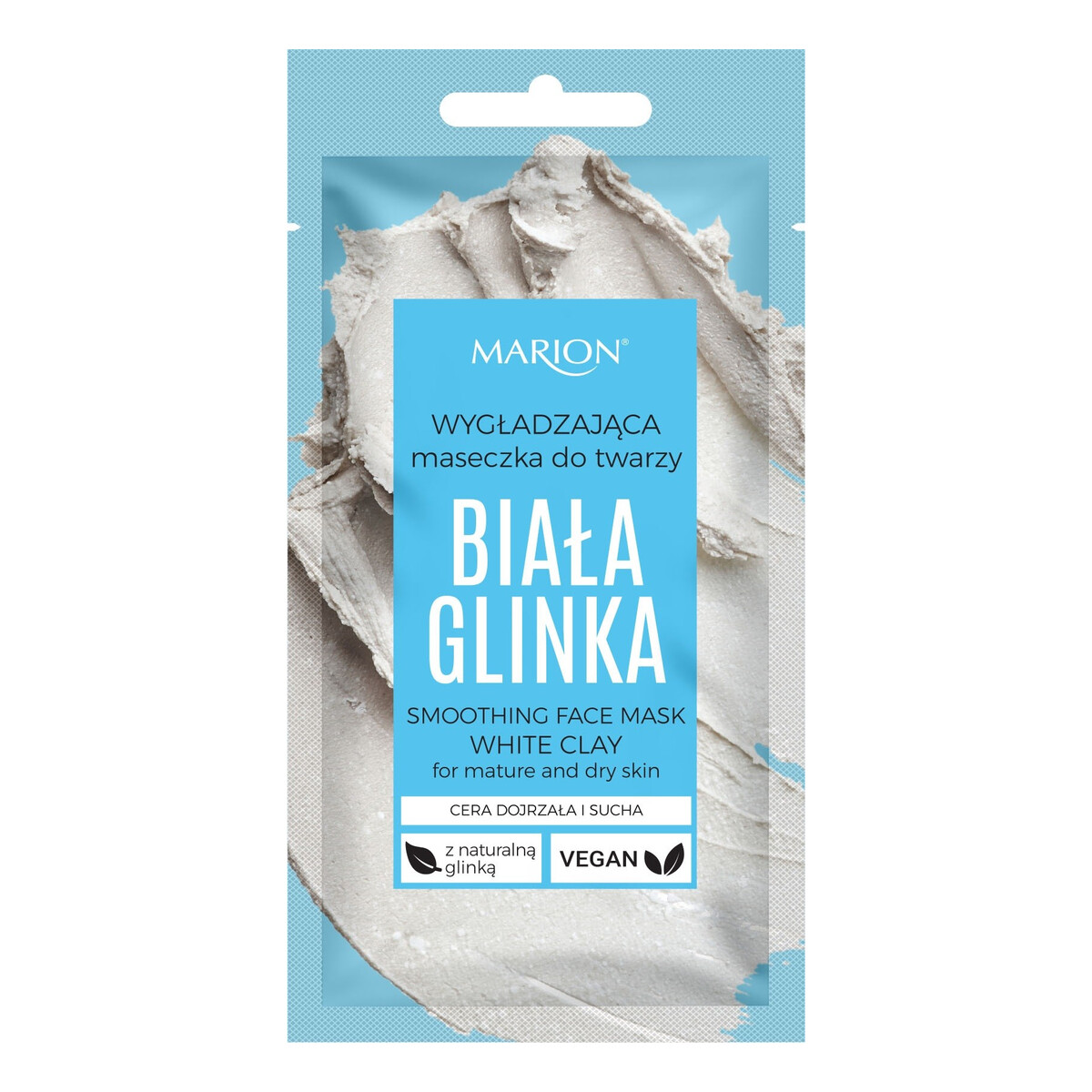 Marion Glinka Biała wygładzająca maska do twarzy 8ml