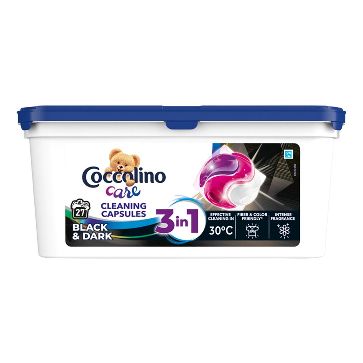 Unilever Coccolino care caps kapsułki do prania 3in1-black & dark (27 prań) 467g