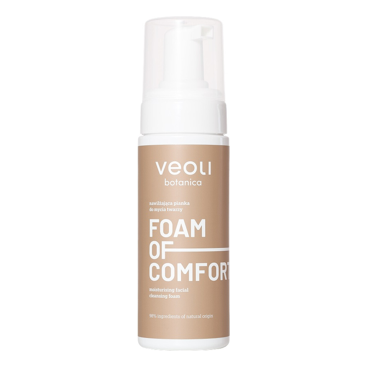 Veoli Botanica Foam of comfort nawilżająca pianka do mycia twarzy 150ml