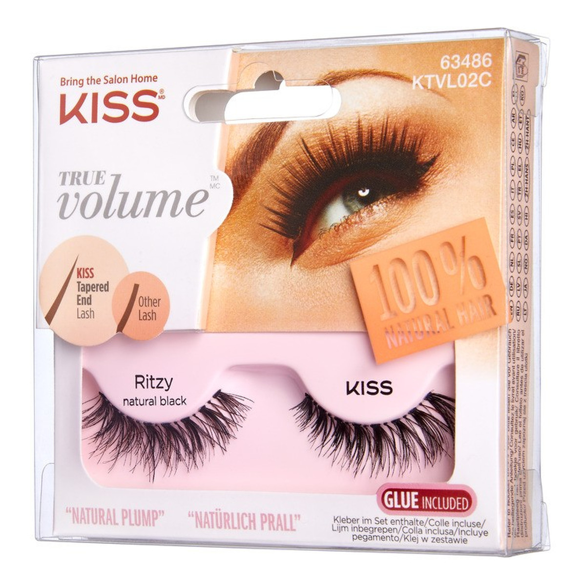 Kiss Sztuczne Rzesy True Volume - Ritzy (Natural black)