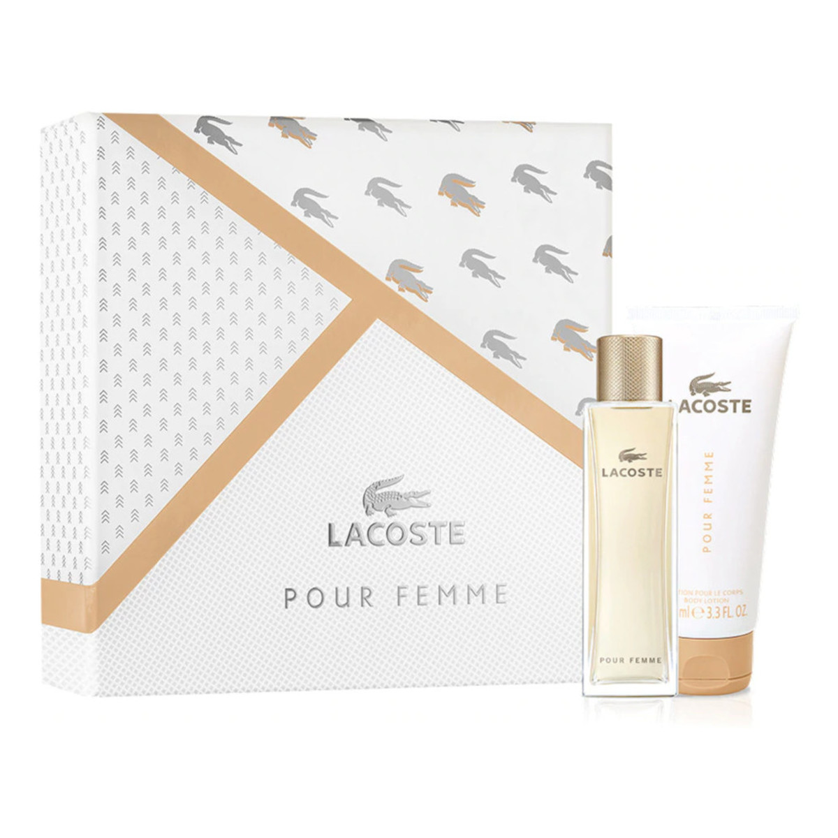 Lacoste Pour Femme zestaw (woda perfumowana 50ml + balsam do ciała 100ml)