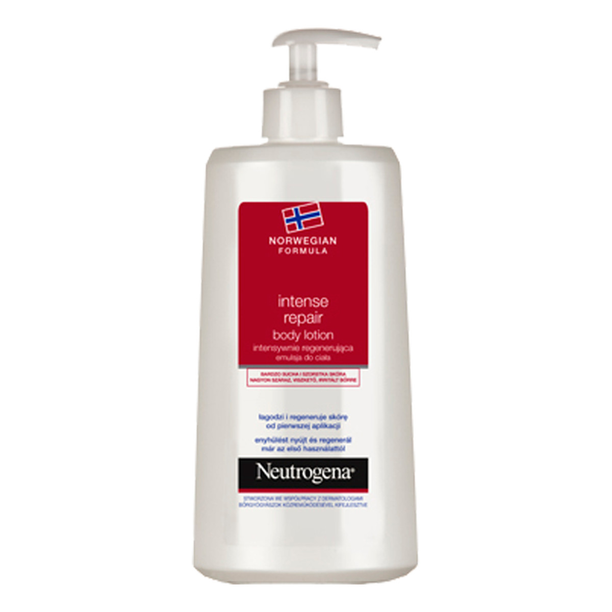 Neutrogena Intense Repair Formuła Norweska Emulsja Do Ciała Intensywnie Regenerująca 6 × 400ml