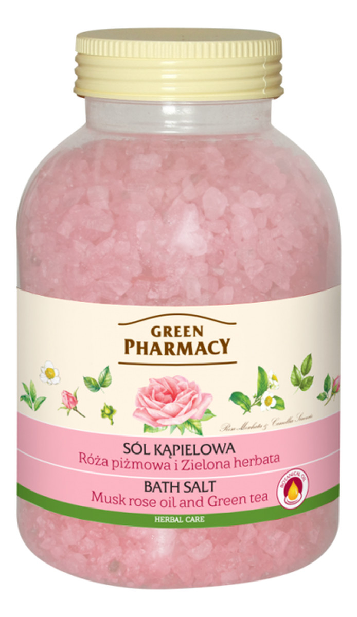 Sól Kąpielowa Róża Piżmowa i Zielona Herbata