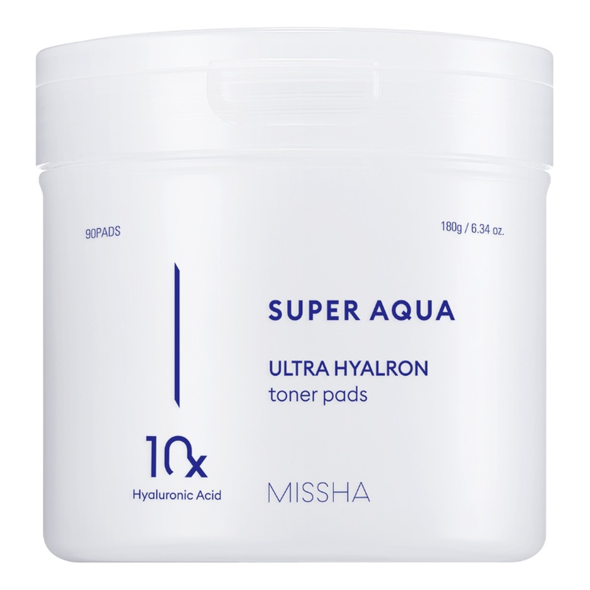 Missha Super aqua ultra hyalron toner pads tonizujące płatki do twarzy 90szt