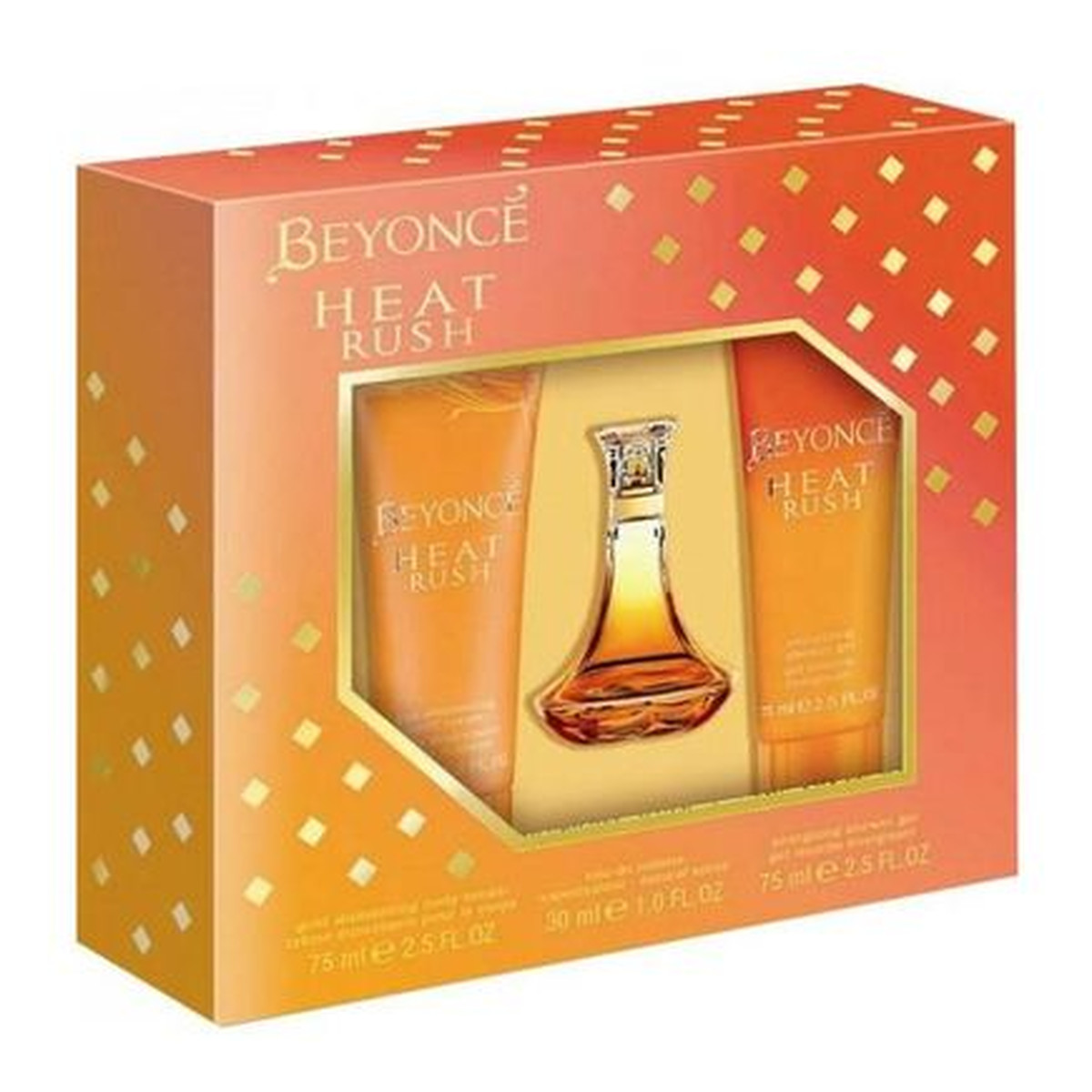 Beyonce Zestaw Heat Rush Woda Toaletowa & Żel Pod Prysznic & Balsam Do Ciała 180ml