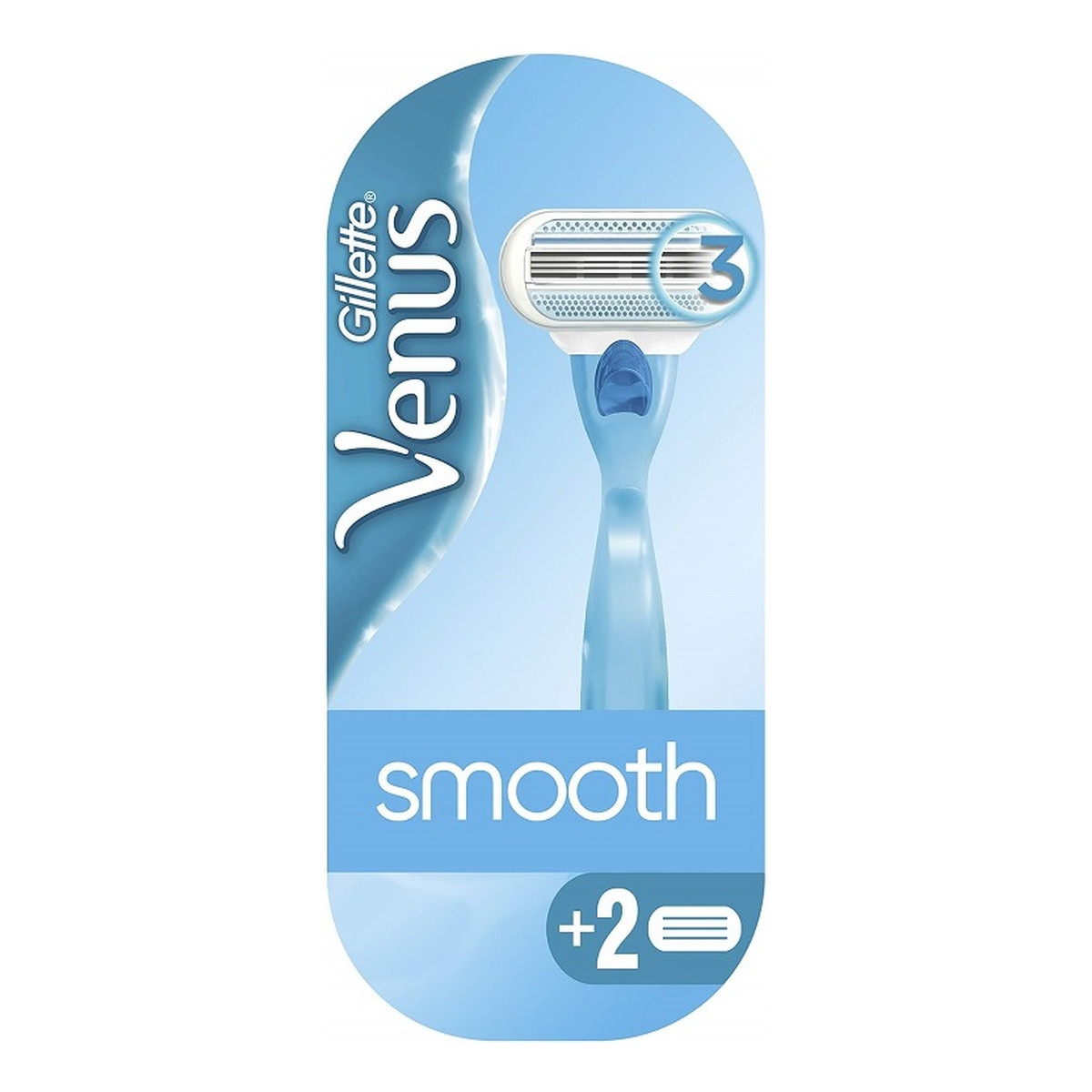 Gillette Venus smooth maszynka do golenia + wymienne ostrza 2szt.