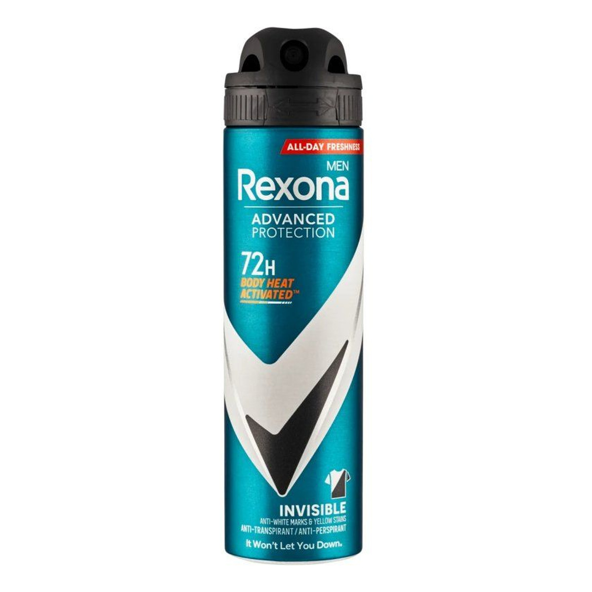 Rexona Advenced Invisible Black&White Antyperspirannt dla mężczyzn w sprayu 150ml