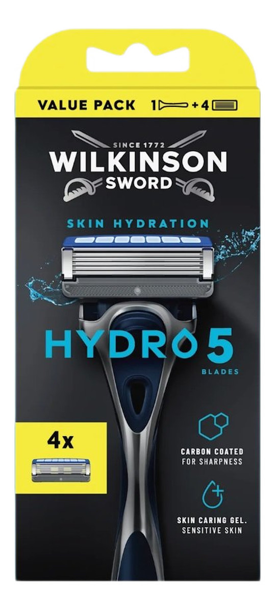 Skin pro maszynka do golenia + 4 szt. wkładów