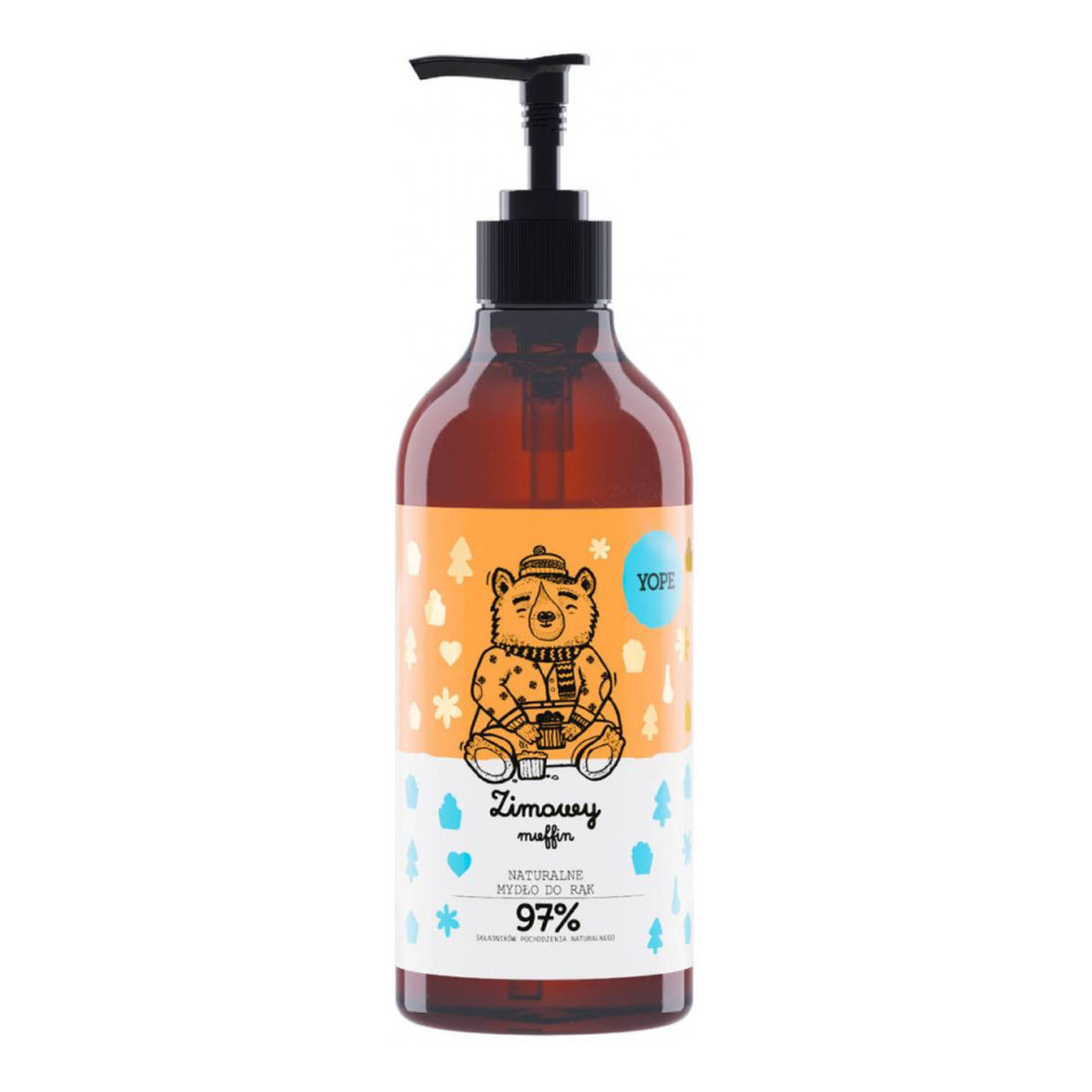 Yope Naturalne Mydło do rąk zimowy muffin 500ml