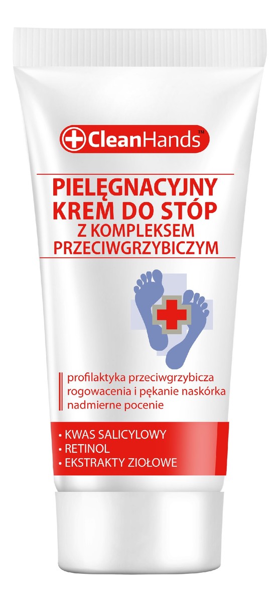 Krem do stóp z kompleksem przeciwgrzybicznym